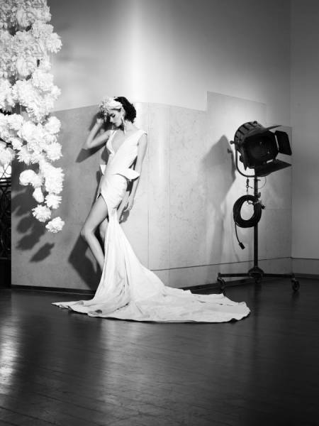 Photograph Angus Rowe Macpherson Toilet Paper Dress 2 on One Eyeland